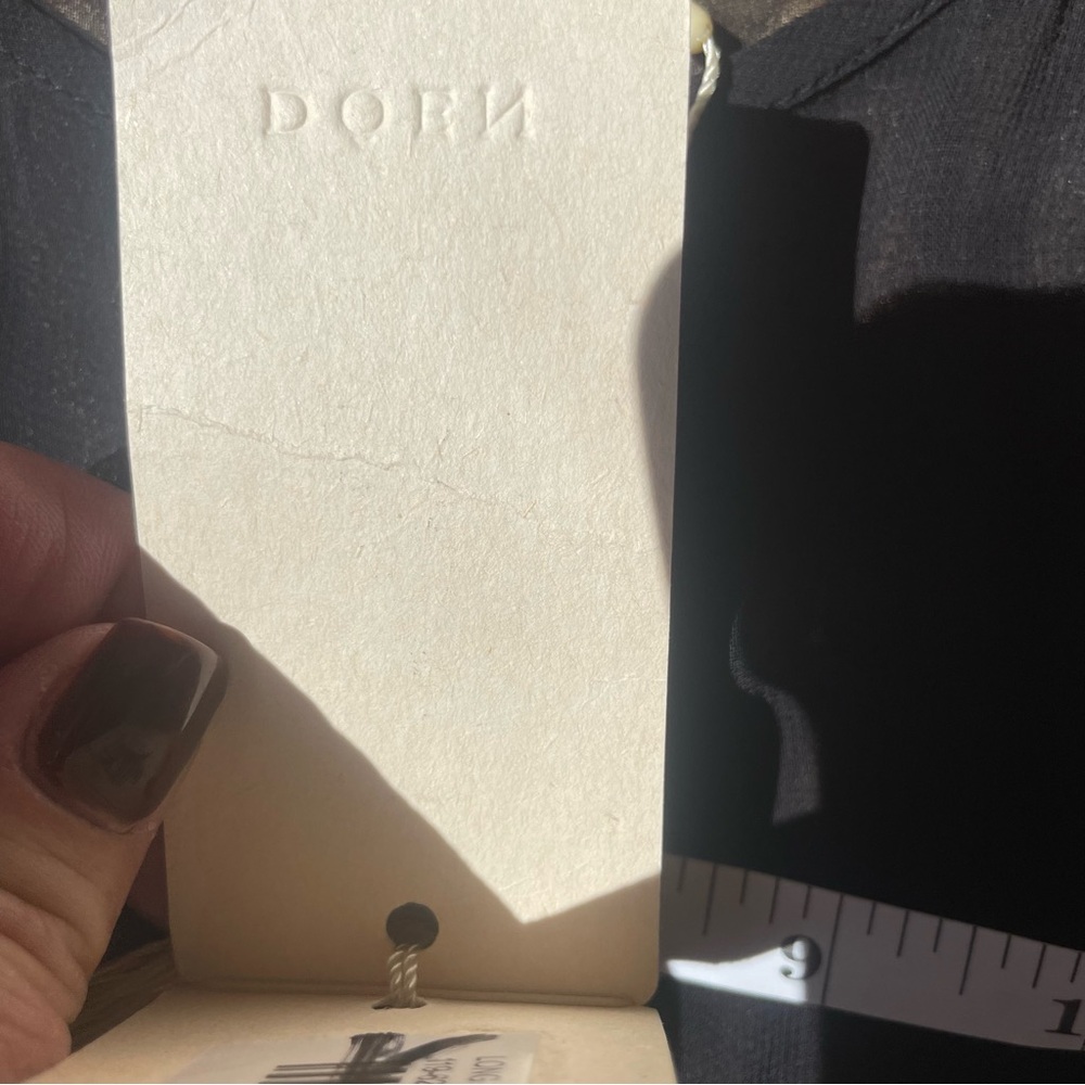 |Doen| Black Sheer Slip Dress Size XS NWT - Picture 9 of 13